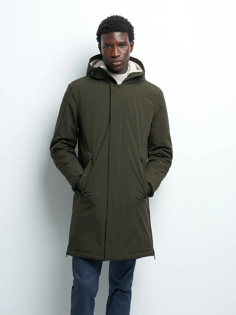 Parka déperlante à capuche