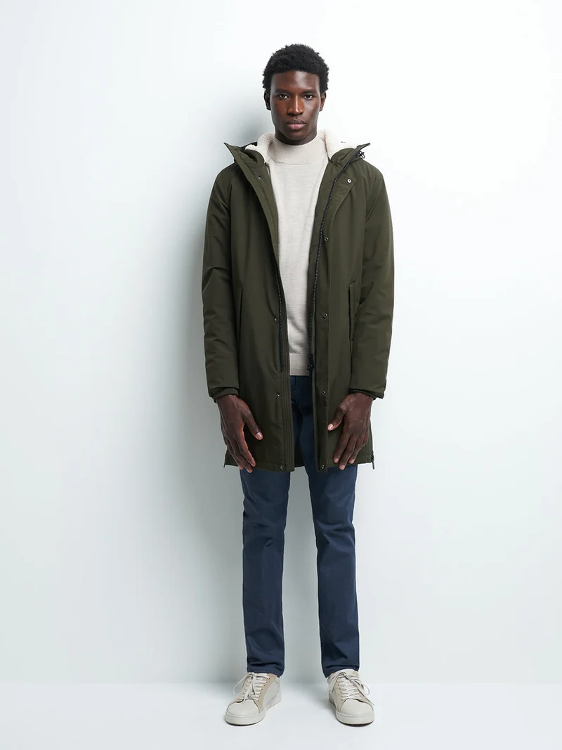 Parka déperlante à capuche