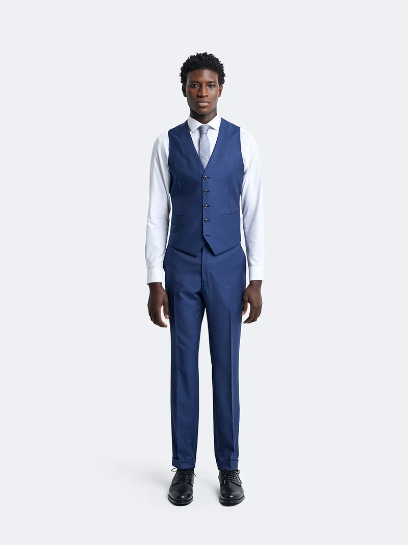 Gilet de costume bistretch 100% laine