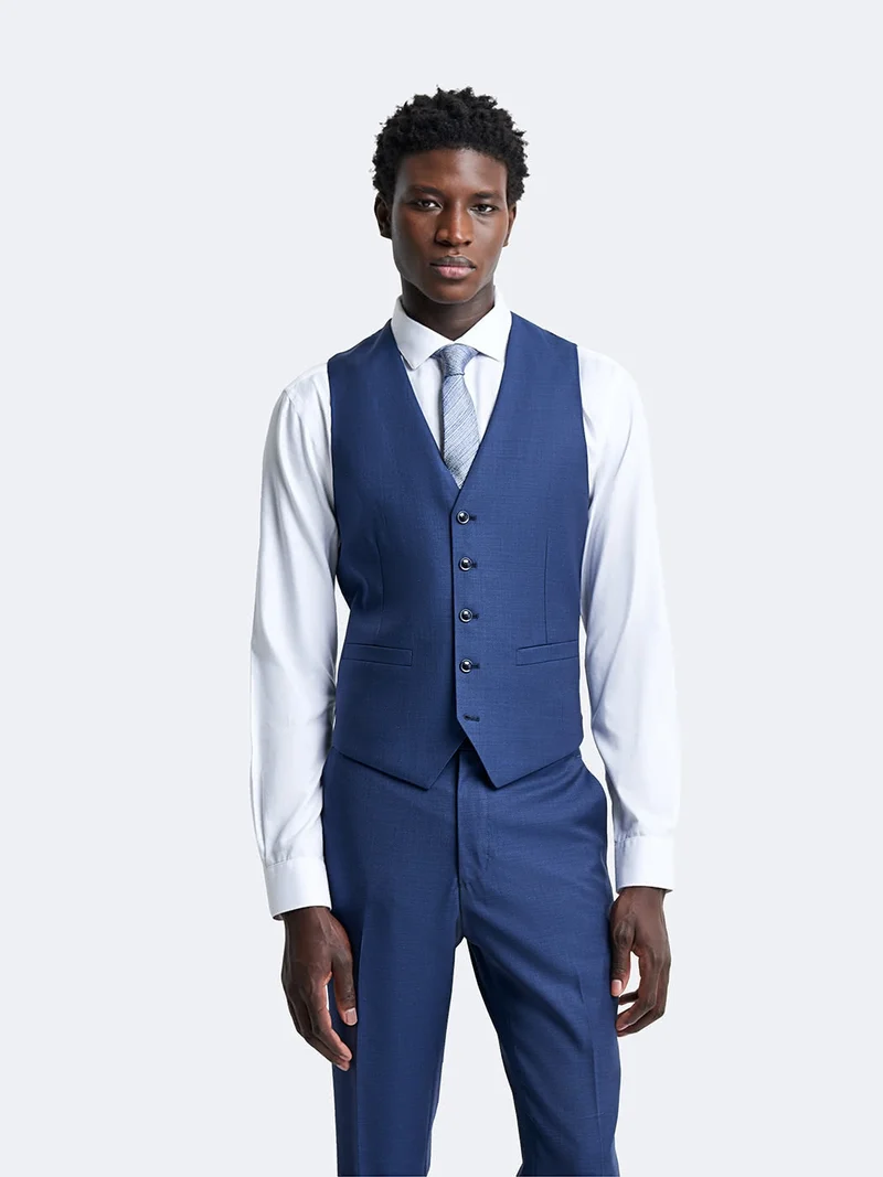 Gilet de costume bistretch 100% laine