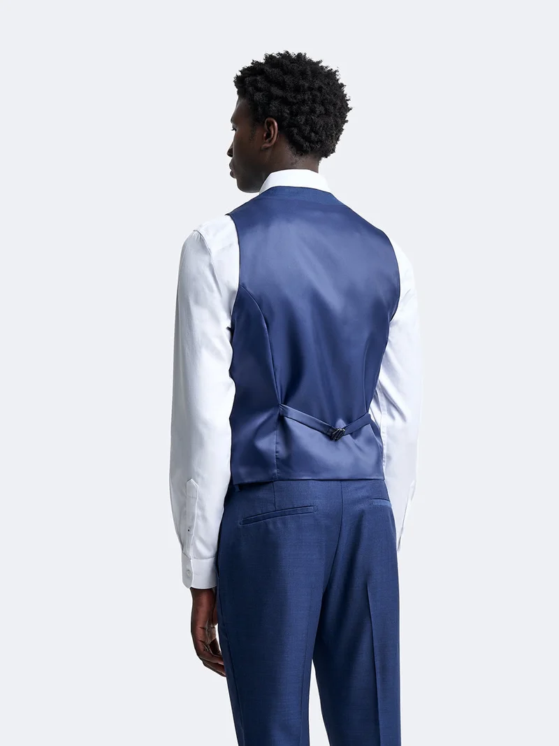 Gilet de costume bistretch 100% laine