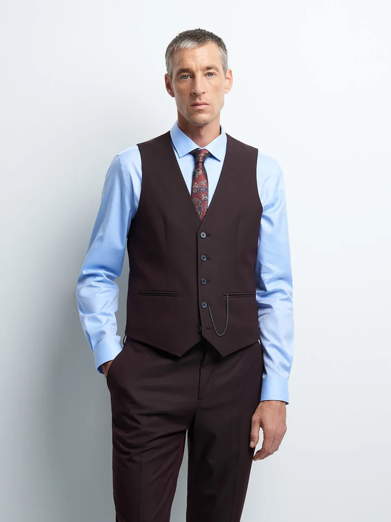 Gilet coordonnable stretch uni