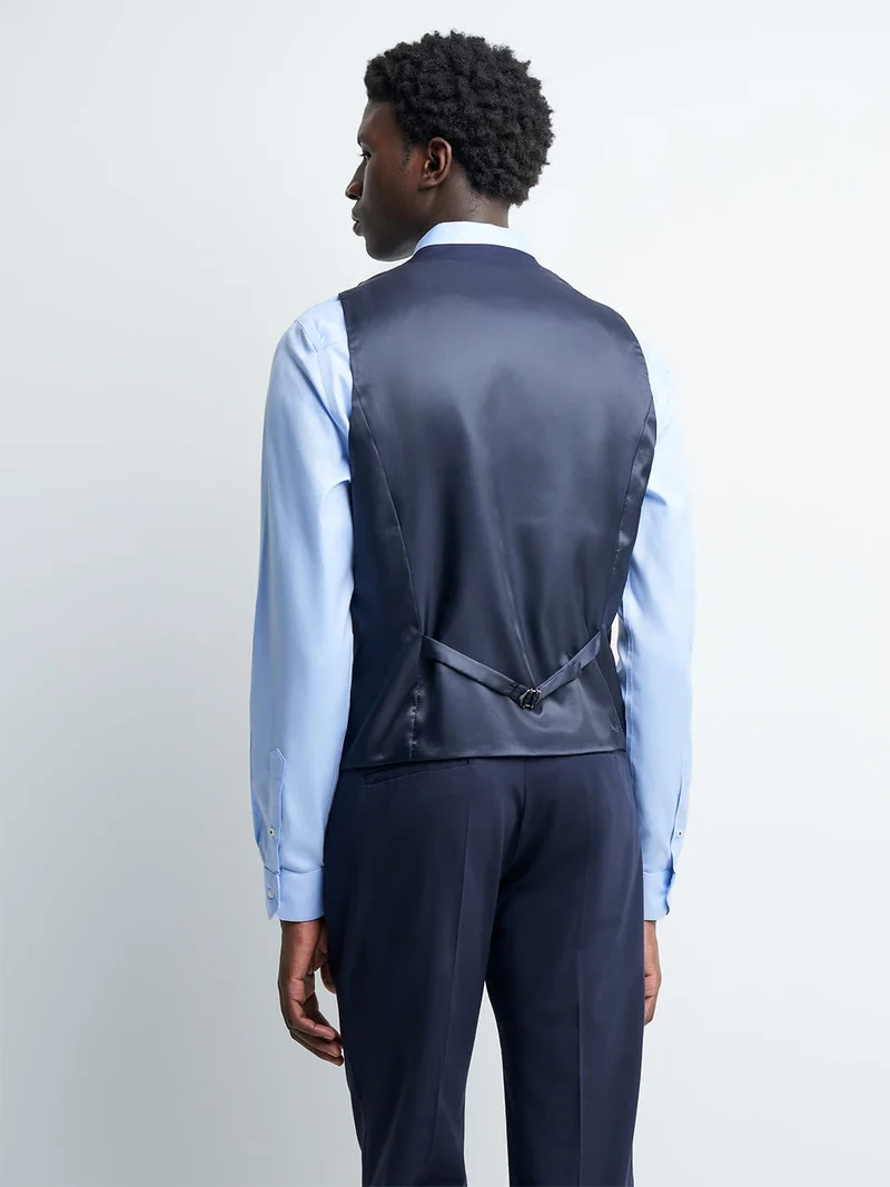 Gilet de costume bistretch en laine