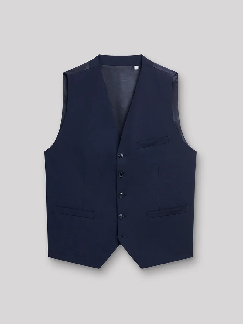 Gilet de costume bistretch en laine