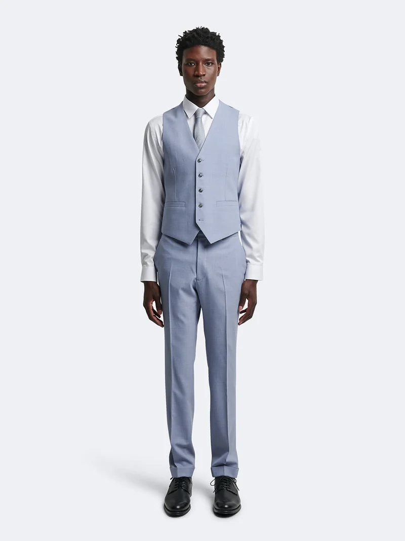 Gilet de costume en laine mélangé