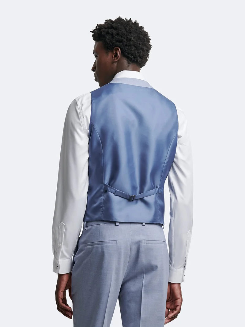 Gilet de costume en laine mélangé