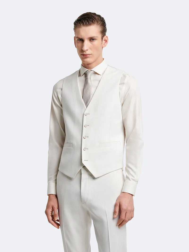 Gilet de costume uni