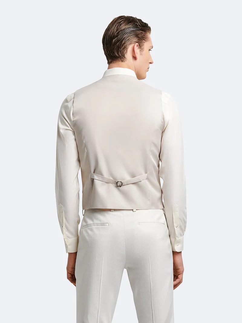 Gilet de costume uni