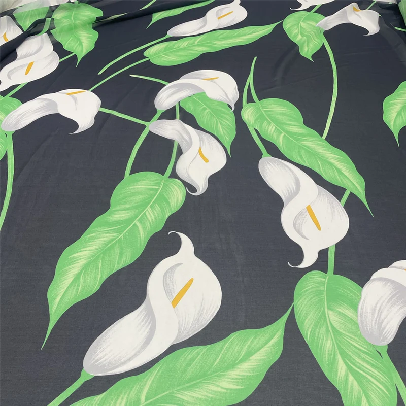 Tissu crêpe georgette, soie - Arum