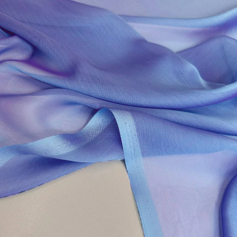 Tissu Mousseline Changeante - Lampo
