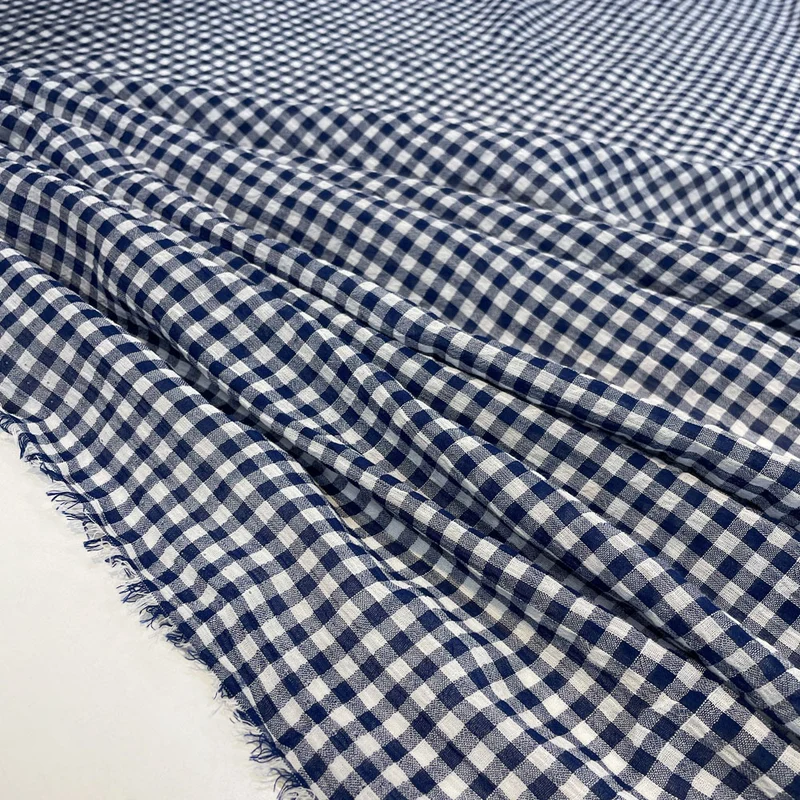 Tissu Gaze, Coton - Vichy, Ayton