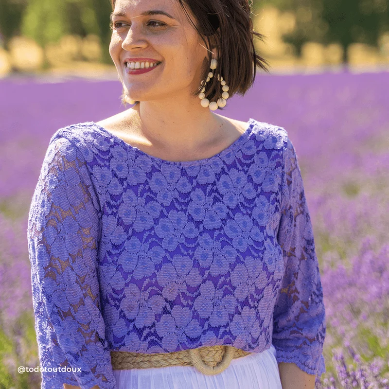 Tissu Dentelle, Viscose - Giallo