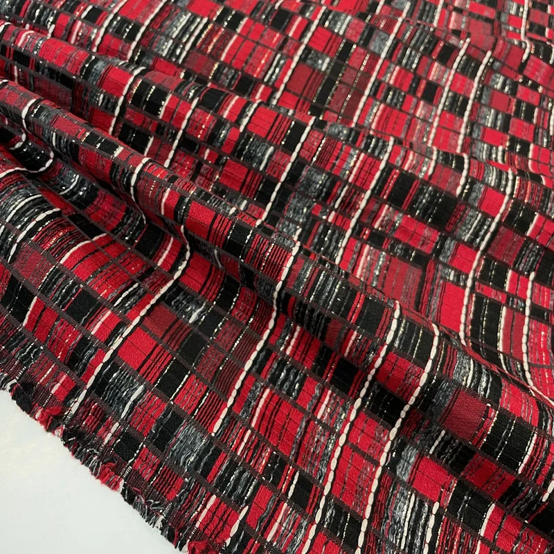 Tissu Jacquard, Coton - Métallisé, Riccione