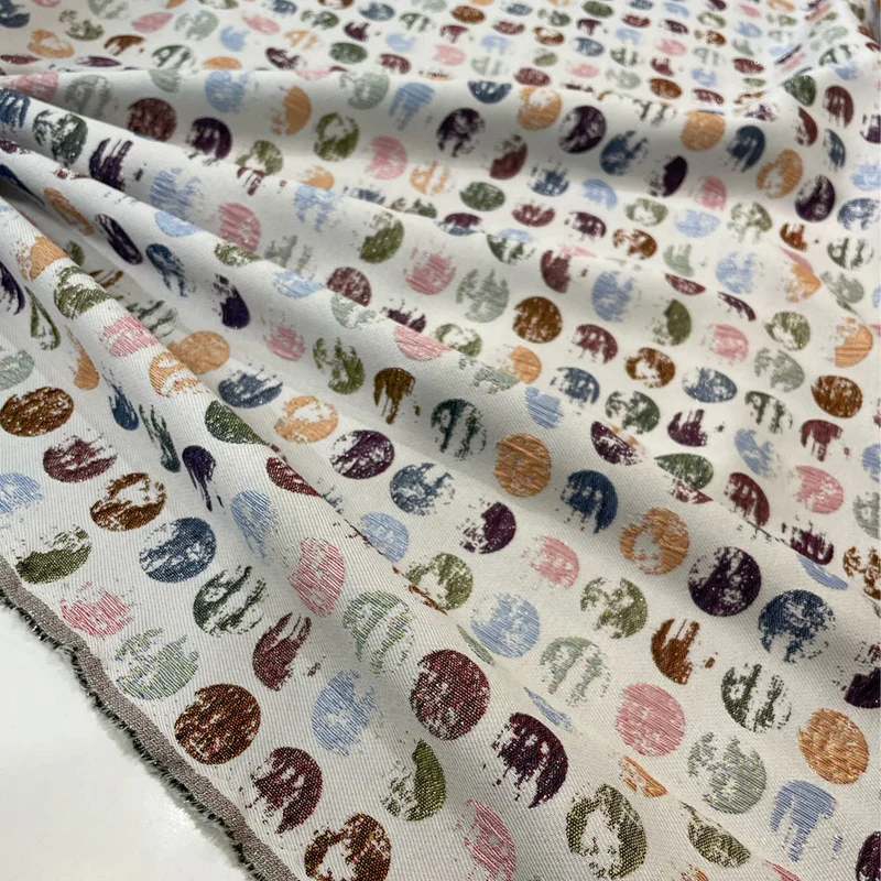 Tissu Jacquard, Coton - Métallisé, Respiro