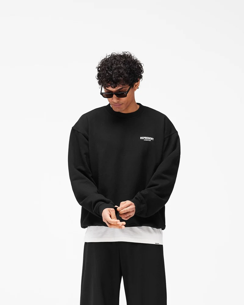 Represent Owners Club Sweater - Black