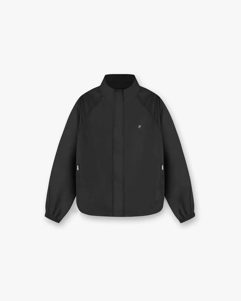 Funnel Neck Jacket - Black