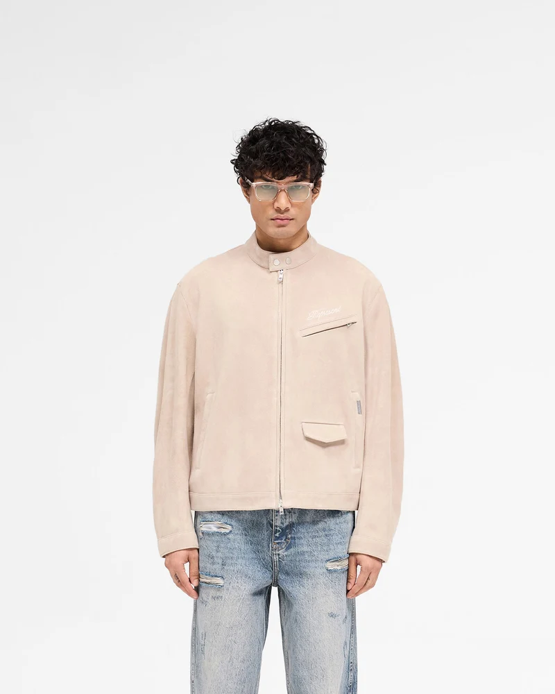 Overdrive Suede Jacket - Beige