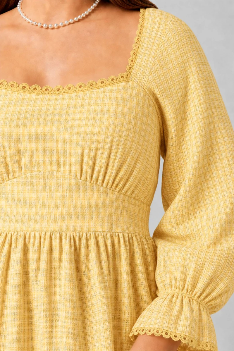 Celestine|100% Cotton Fit And Flare Tier Dress