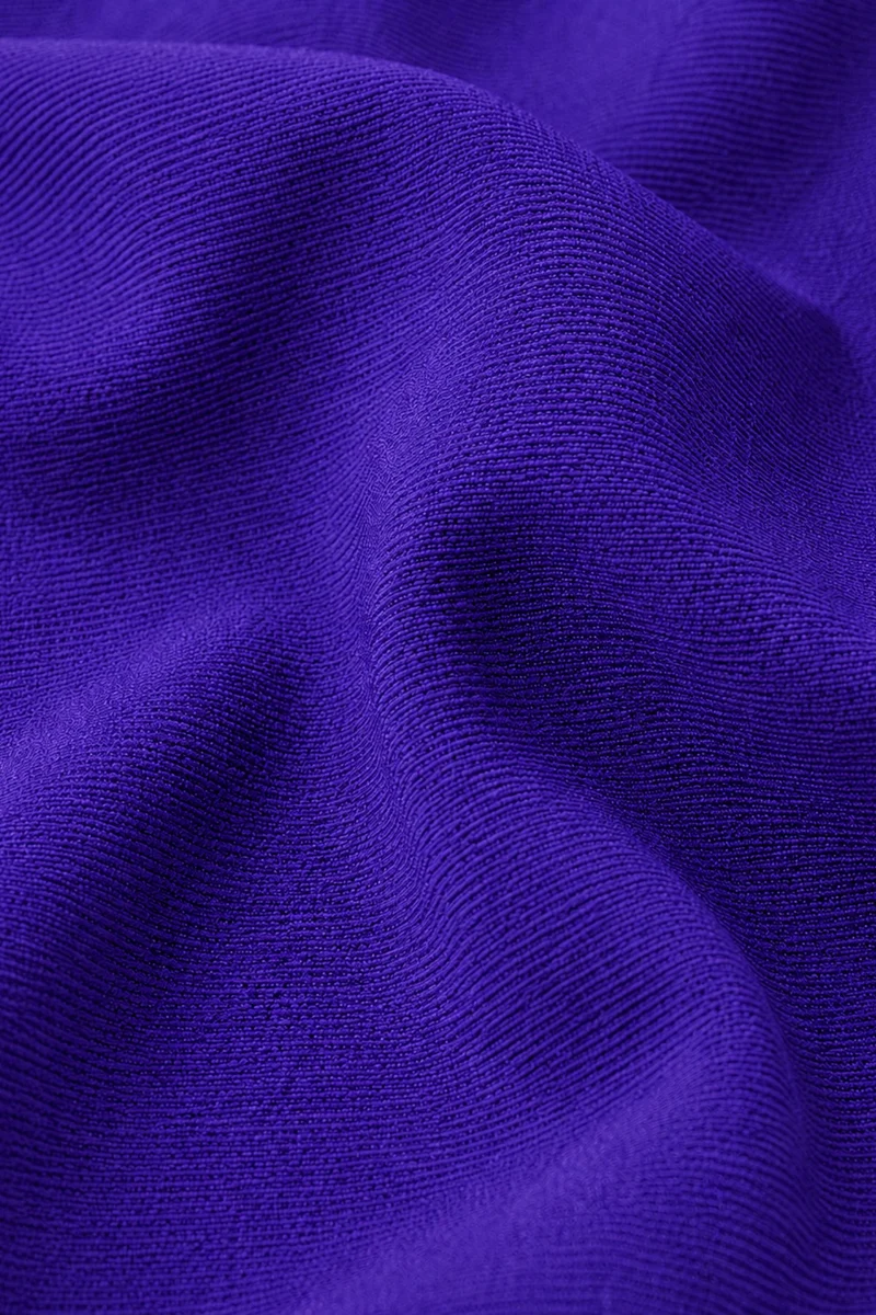 Amelisse|100% Viscose Solid V Neck Peplum Top
