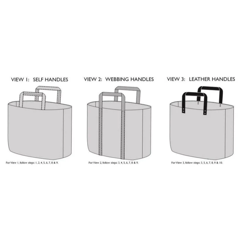 PATRON DE COUTURE PDF | Le grand sac fourre-tout Oversized Tote | Merchant & Mills