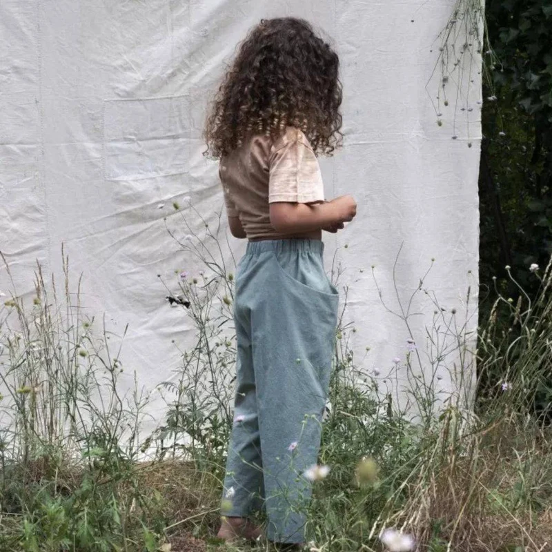 PATRON DE COUTURE PDF | Pantalon portefeuille Pleat (Enfant) | Ready to Sew | TRILINGUE (FR / EN / ES)