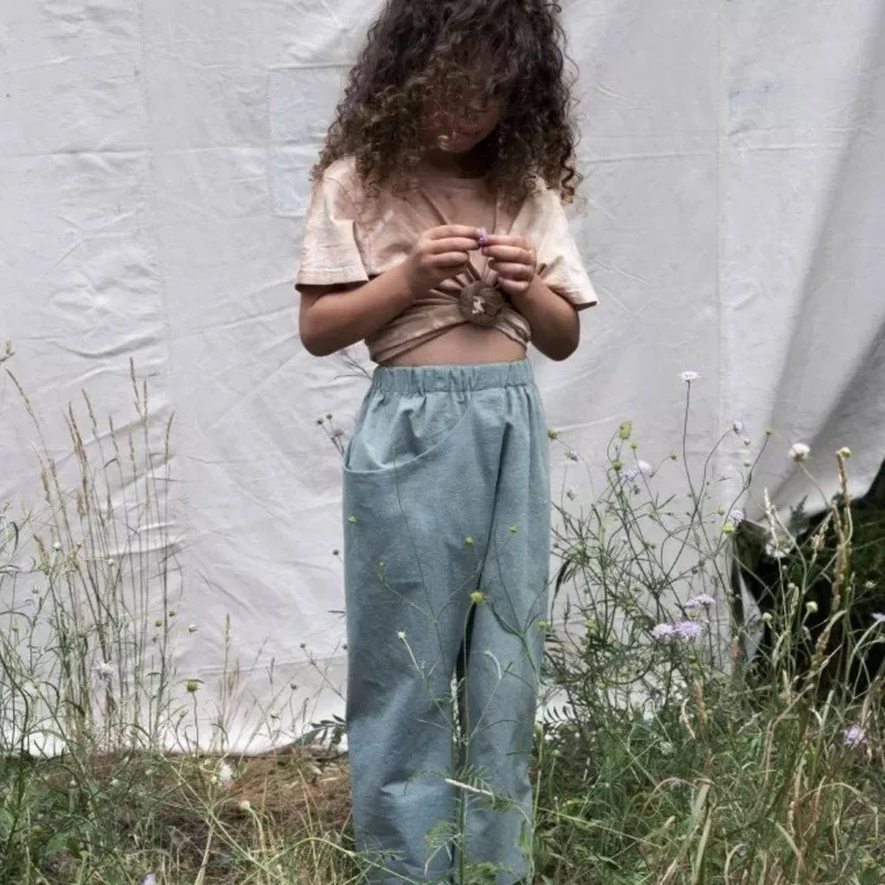 PATRON DE COUTURE PDF | Pantalon portefeuille Pleat (Enfant) | Ready to Sew | TRILINGUE (FR / EN / ES)