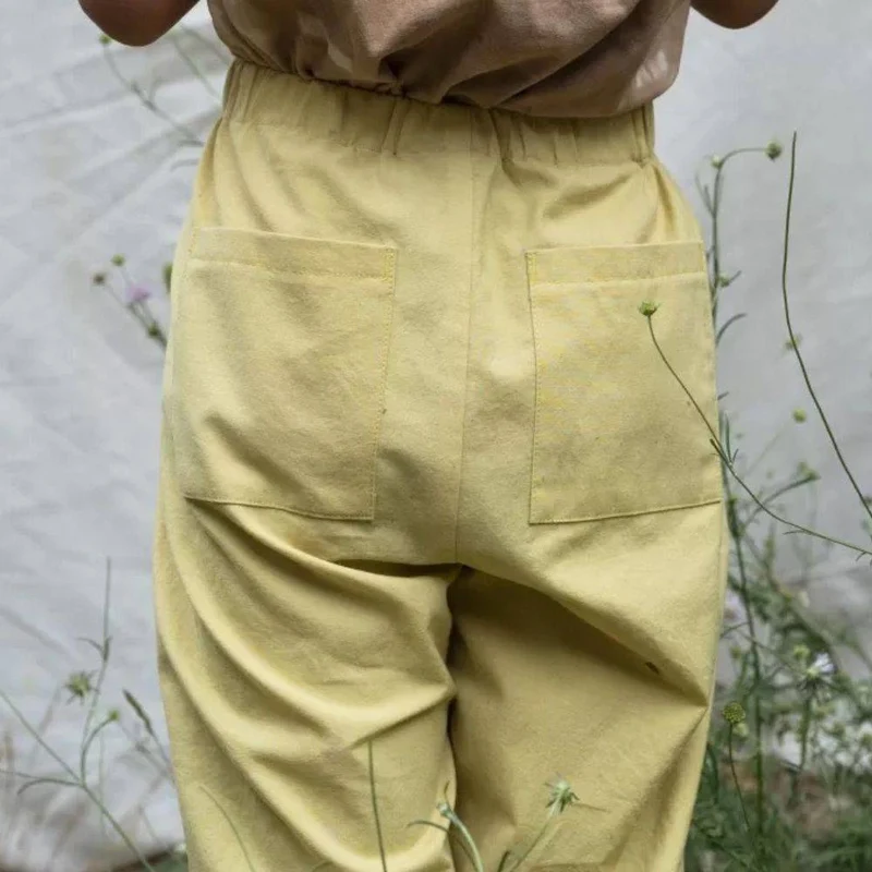 PATRON DE COUTURE PDF | Pantalon portefeuille Pleat (Enfant) | Ready to Sew | TRILINGUE (FR / EN / ES)