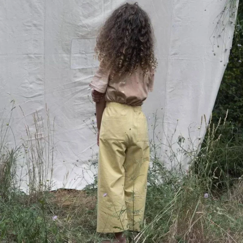 PATRON DE COUTURE PDF | Pantalon portefeuille Pleat (Enfant) | Ready to Sew | TRILINGUE (FR / EN / ES)