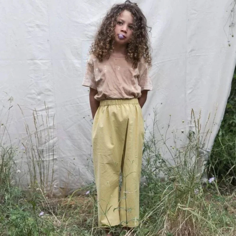 PATRON DE COUTURE PDF | Pantalon portefeuille Pleat (Enfant) | Ready to Sew | TRILINGUE (FR / EN / ES)