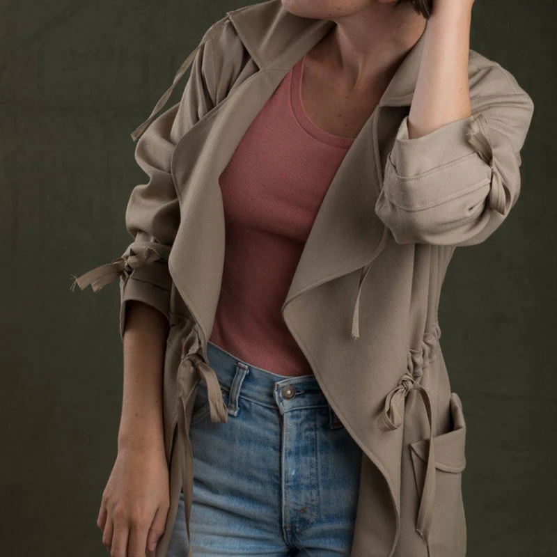 PATRON DE COUTURE PDF | Trench Jack | Ready to Sew | BILINGUE (FR / EN)