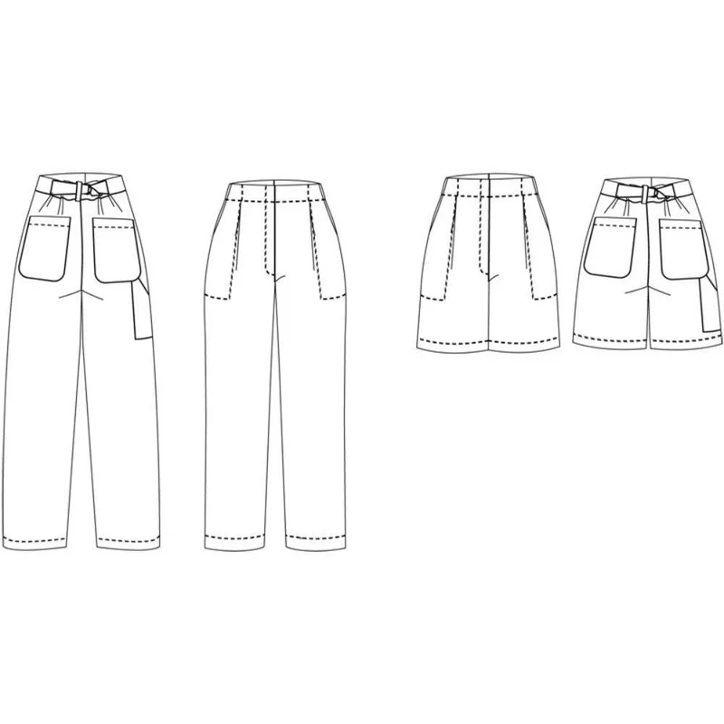 PATRON DE COUTURE PDF | Pantalon Harry | Ready to Sew | BILINGUE (FR / EN)