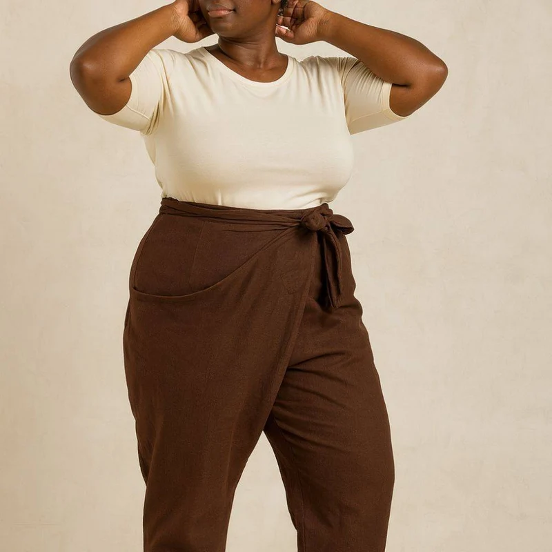 PATRON DE COUTURE PDF | Pantalon portefeuille Papao | Ready to Sew | TRILINGUE (FR / EN / ES)