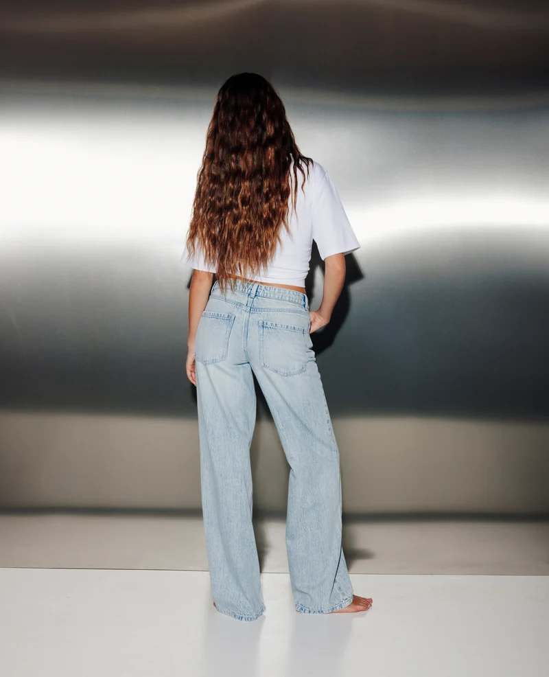 J71-3 / Jean wide taille basse
