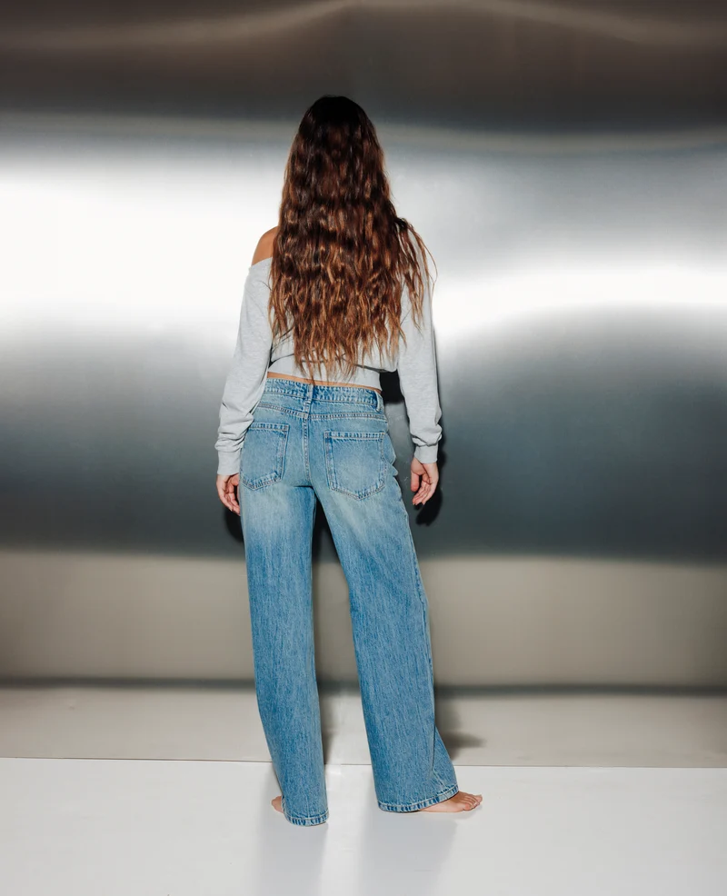 J71-3 / Jean wide taille basse