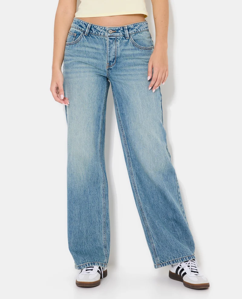 J71-3 / Jean wide taille basse