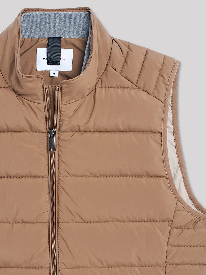 Gilet sans manche matelassé col montant