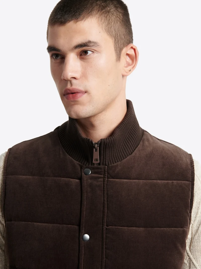 Gilet sans manche en velours