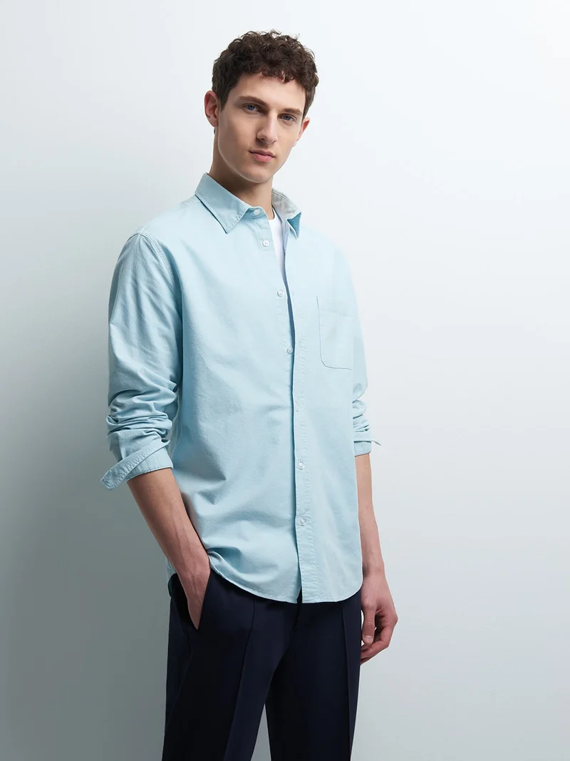 Chemise slim unie