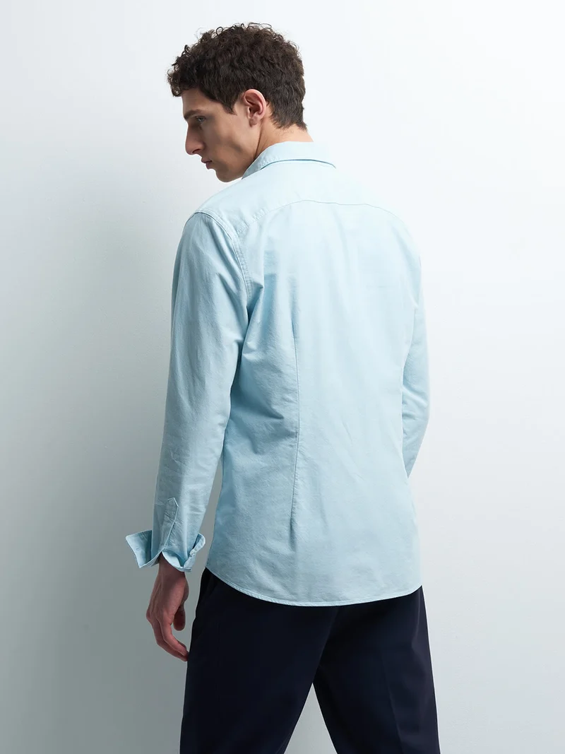 Chemise slim unie