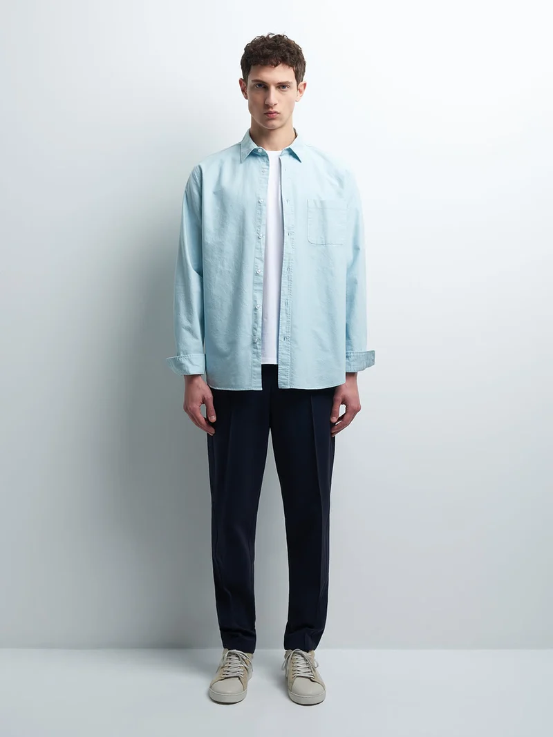 Chemise slim unie