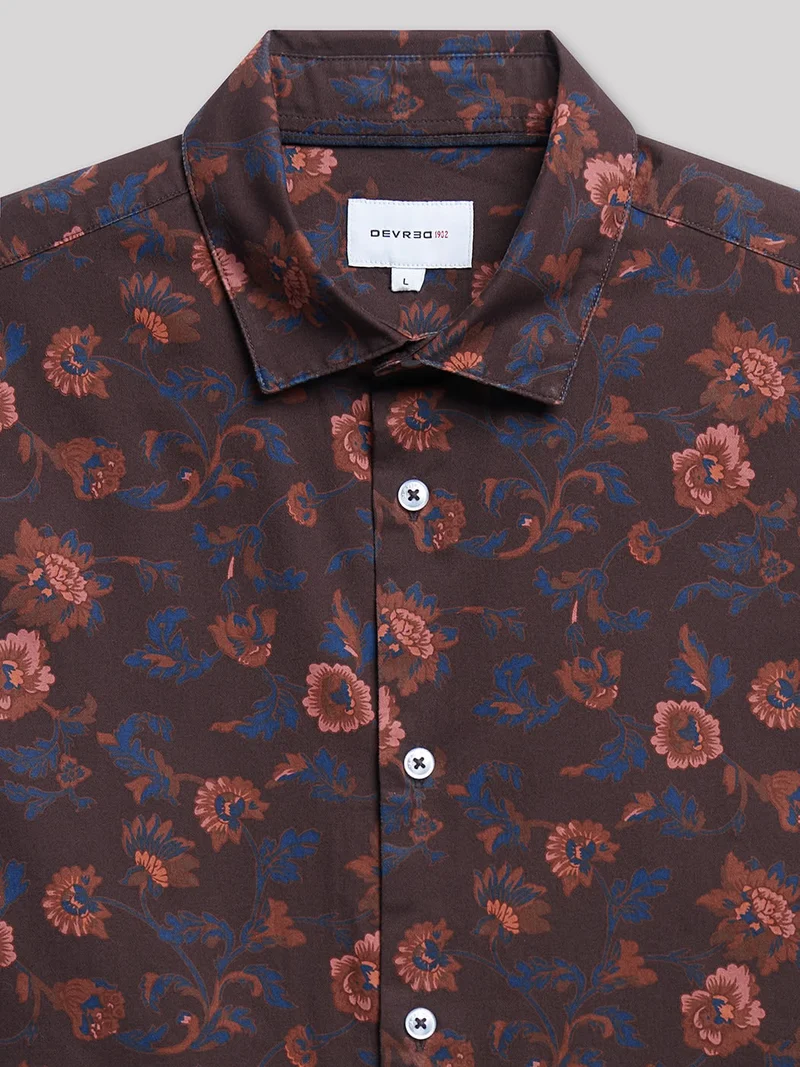 Chemise slim fleurie