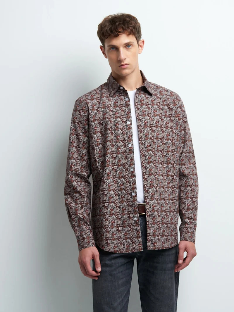 Chemise slim fantaisie