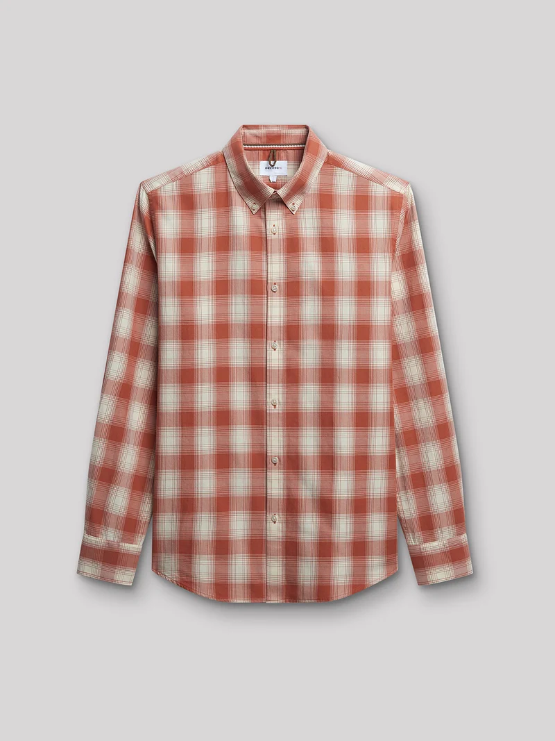 Chemise slim à carreaux