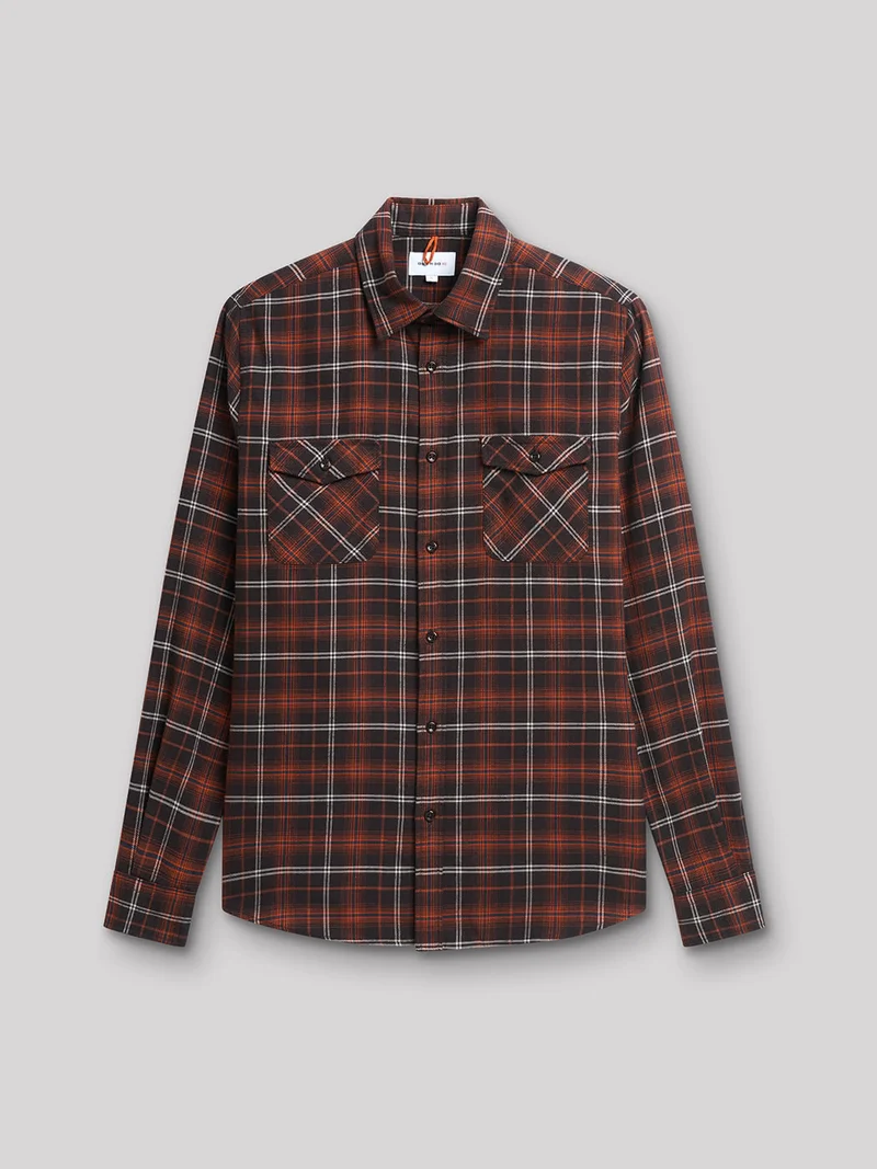 Chemise slim à carreaux
