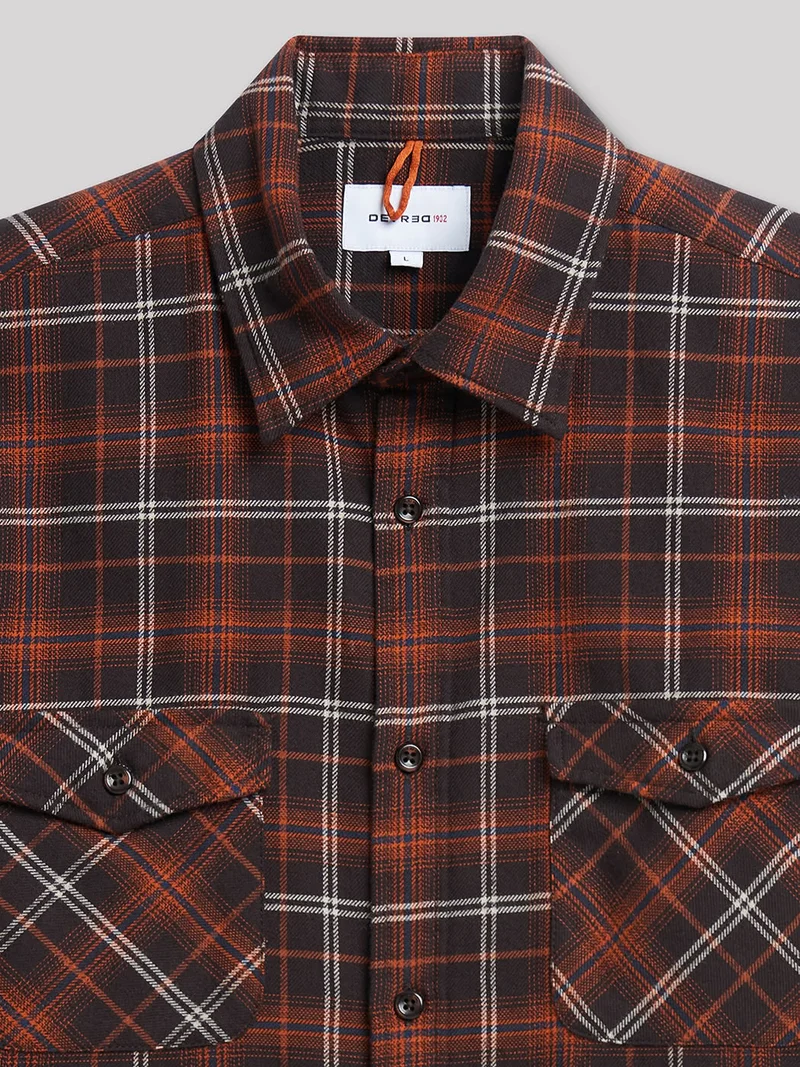 Chemise slim à carreaux