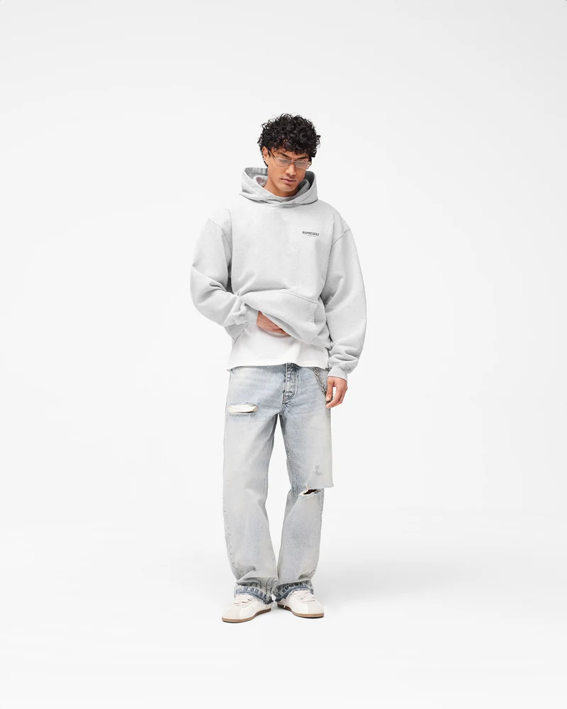 Represent Owners Club Hoodie - Ash Grey