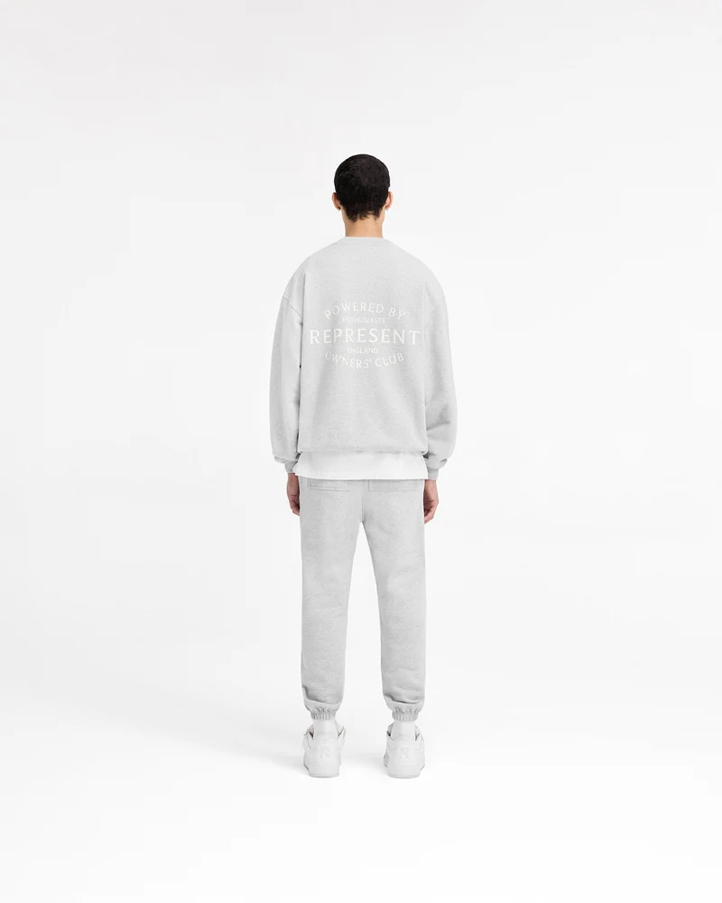 Represent Owners Club Stamp Sweater - Ash Grey