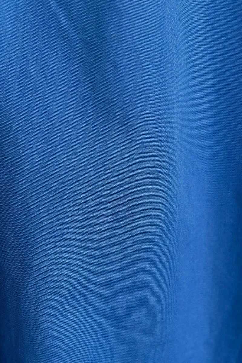 Elowara|100% Cotton V Neck Mini Dress