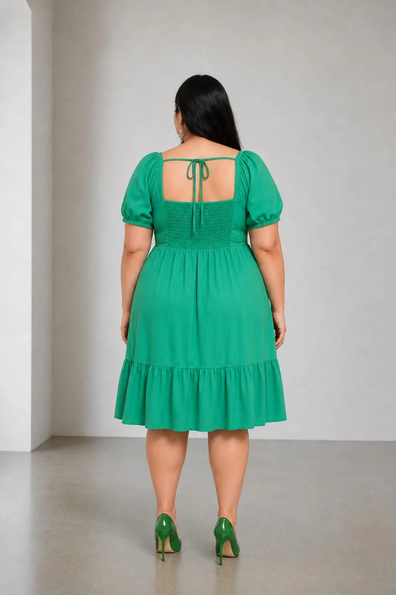 Novalie|100% Viscose Mini Dress With Ruched Neckline