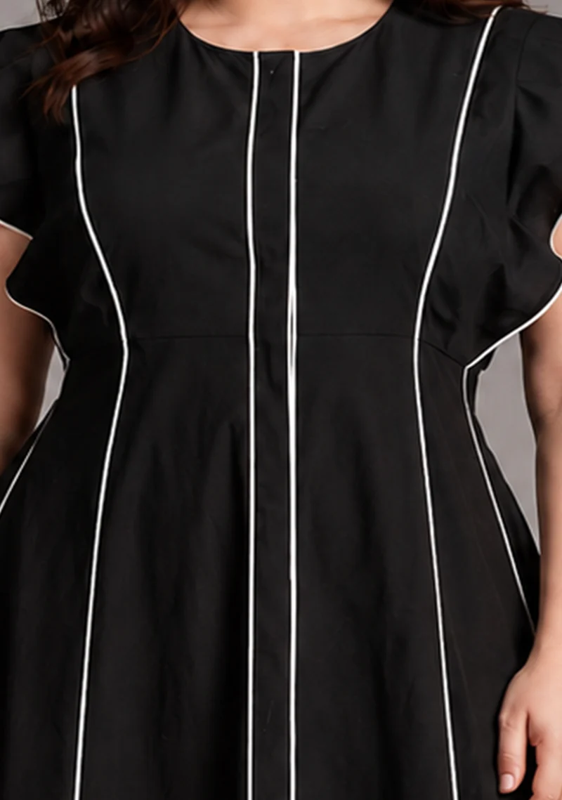Elirae|100% Cotton Midi Dress